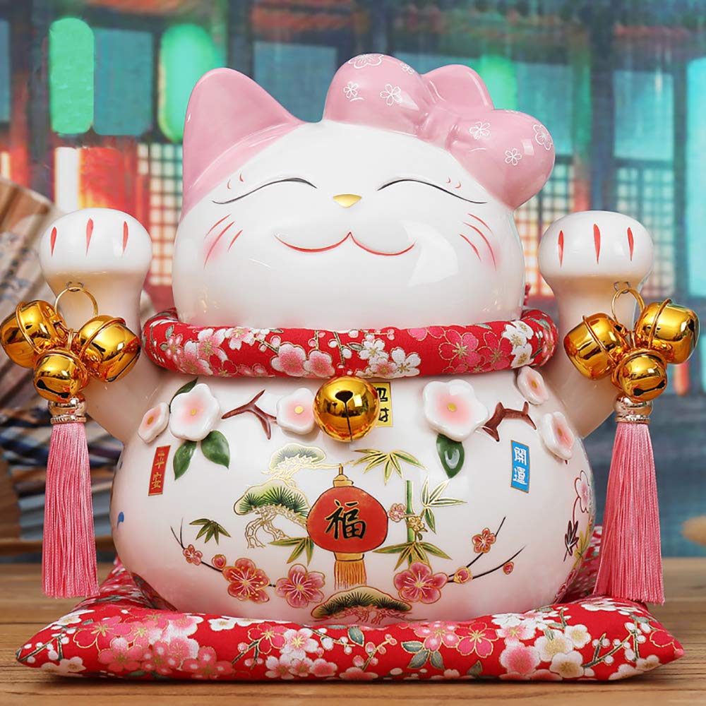 Amazon.com: Lllunimon Japanese Ceramic Maneki Neko Lucky Cat